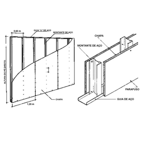 Valor de Divisória de Drywall no Jardim Brasil - Divisória de Drywall na Grande SP